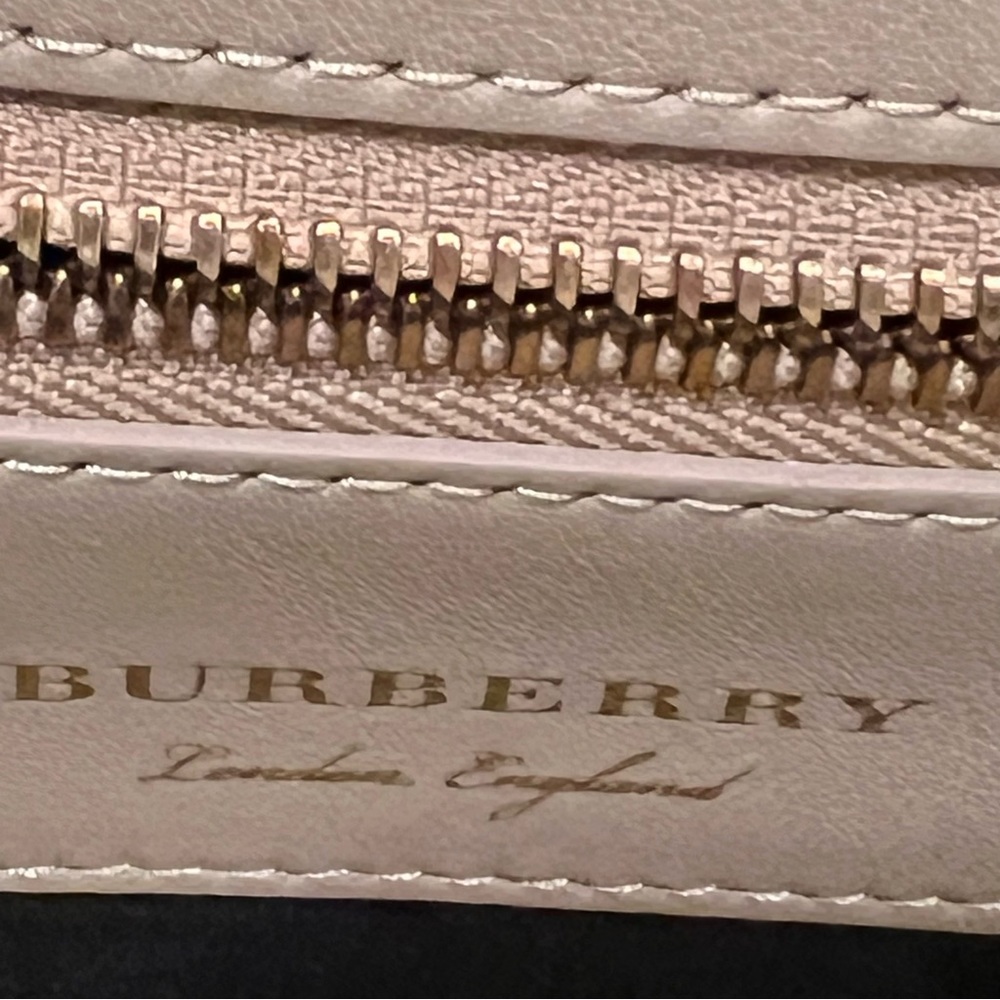Burberry Honey Trench Calfskin Small Top Handle Bag - Picture 8 of 13